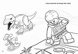 Lego jurassic world coloring page - garethound