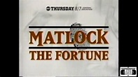 Matlock: The Fortune Promo - ABC 1993 - YouTube