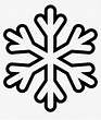 Cute Snowflake Clipart Black And White