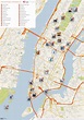 New York City Manhattan Printable Tourist Map | Sygic Travel