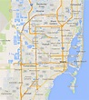 Mapa de Miami | TurismoEEUU | Plano, Condados, Calles, Sitios turísticos