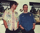 Oasis: Noel Gallagher and Paul McGuigan, Brasil, March, 1998. | Oasis