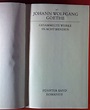 Goethe Werke 5. Johann Wolfgang Goethe. Gesammelte Werke in acht Bänden ...