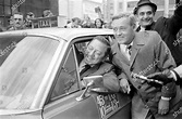 Mario Angelo Procaccino Riding Taxi During Editorial Stock Photo ...