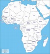 Africa : free map, free blank map, free outline map, free base map ...