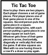 instructions for tic tac toe game Vintage Table Decorations, Diy And ...