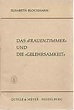 Das Frauenzimmer Und Die Gelehrsamkeit: Elisabeth Blochmann: Amazon.com ...