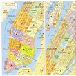 Carte de New York City aux États-Unis