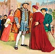 Thomas Wolsey with Henry VIII stock image | Look and Learn