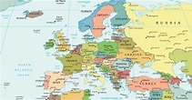 Karta Europe Karta Evrope Sa Drzavama : Politicka Karta Evrope 1914 ...