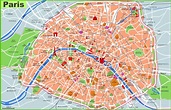 Paris tourist map with sightseeings - Ontheworldmap.com