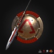 ArtStation - Spartan Spear and Shield