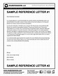 Reference Letter Examples - 17+ in PDF, Word | Examples