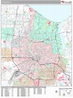 Rochester New York Wall Map (Premium Style) by MarketMAPS - MapSales