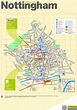 Nottingham tourist map