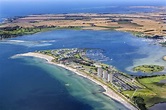 Luftaufnahme Fehmarn - Meeres-Küste der Ostsee in Burg auf Fehmarn im ...