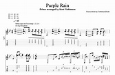 Purple Rain - Kent NIshimura - Guitar Tablature — Tablature Dude ...