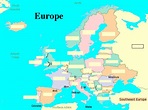 Blank Map Of Europe Countries And Capitals