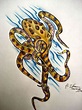 Blue Ringed Octopus Tattoo James Bond - Octopussy Tapestries ...