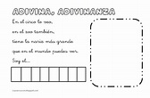 RECURSOS DE EDUCACIÓN INFANTIL: ADIVINANZAS