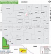Hidalgo County Map, New Mexico