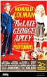 THE LATE GEORGE APLEY, US poster, Ronald Colman, Peggy Cummins, 1947 ...
