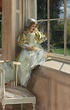 Laura Theresa Epps Alma-Tadema (1852-1909) A Looking Out o'Window ...