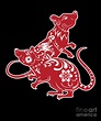RAT Chinese Zodiac Sign Year Of The Rat Gift Digital Art by Thomas ...