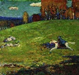 The Blue Rider, 1903 Painting by Wassily Kandinsky - Pixels