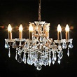 6 Branch Gold Antique French Style Chandelier | Chandeliers Online