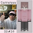 Carreraaa Skin Minecraft ♡ | Imagenes cuadriculadas, Regalos de ...