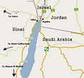 Map Gulf of Aqaba - Jordan, Egypt, Israel Red Sea Map