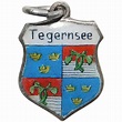 835 Silver & Enamel TEGERNSEE Charm - Souvenir of Germany - Travel ...