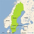 Map Of Sweden With Cities - World Map
