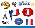 Symboles de la France illustration stock. Illustration du ville - 4757866