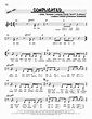 Avril Lavigne Complicated Sheet Music In F Major (transposable ...