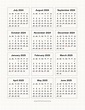 2024-2025 School-Year One-Page Calendar - Enchanted Learning