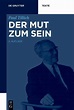 Der Mut zum Sein von Paul Tillich - Buch - buecher.de