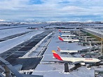 Snowstorm Filomena shuts down Madrid, Barajas Airport, Spain ...