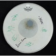 Drumhead Band-Signed by (7) Including Danny "Boone" Alexander, Jay ...