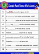 Simple Past Tense Exercise with Answer » Onlymyenglish.com