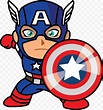 10+ Capitan America Dibujo Animado
