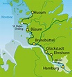 Nordseeküsten-Radweg Hamburg-Husum