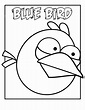 angry bird blue dibujos para colorear - Dibujalandia