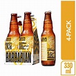 Cerveza BARBARIAN Lima Pale Ale Botella 330ml Pack 4un | plazaVea ...