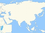 Countries of Asia Without Outlines Quiz