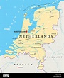 Holanda, Países Bajos, Amsterdam, Rotterdam, mapas, atlas, mapa del ...