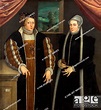 Double-portrait (Marie of Brandenburg-Kulmbach and Christina of Denmark ...