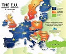 Europe Currencies Map - Oxford Cartographers