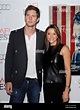 Ryan McPartlin and Danielle Kirlin attending the world premiere of 'J ...